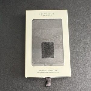 Perry Ellis Portfolio Gray Phone Card Holder